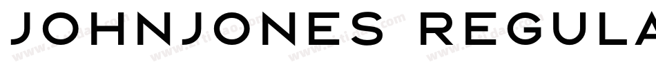 JOHNJONES Regular字体转换